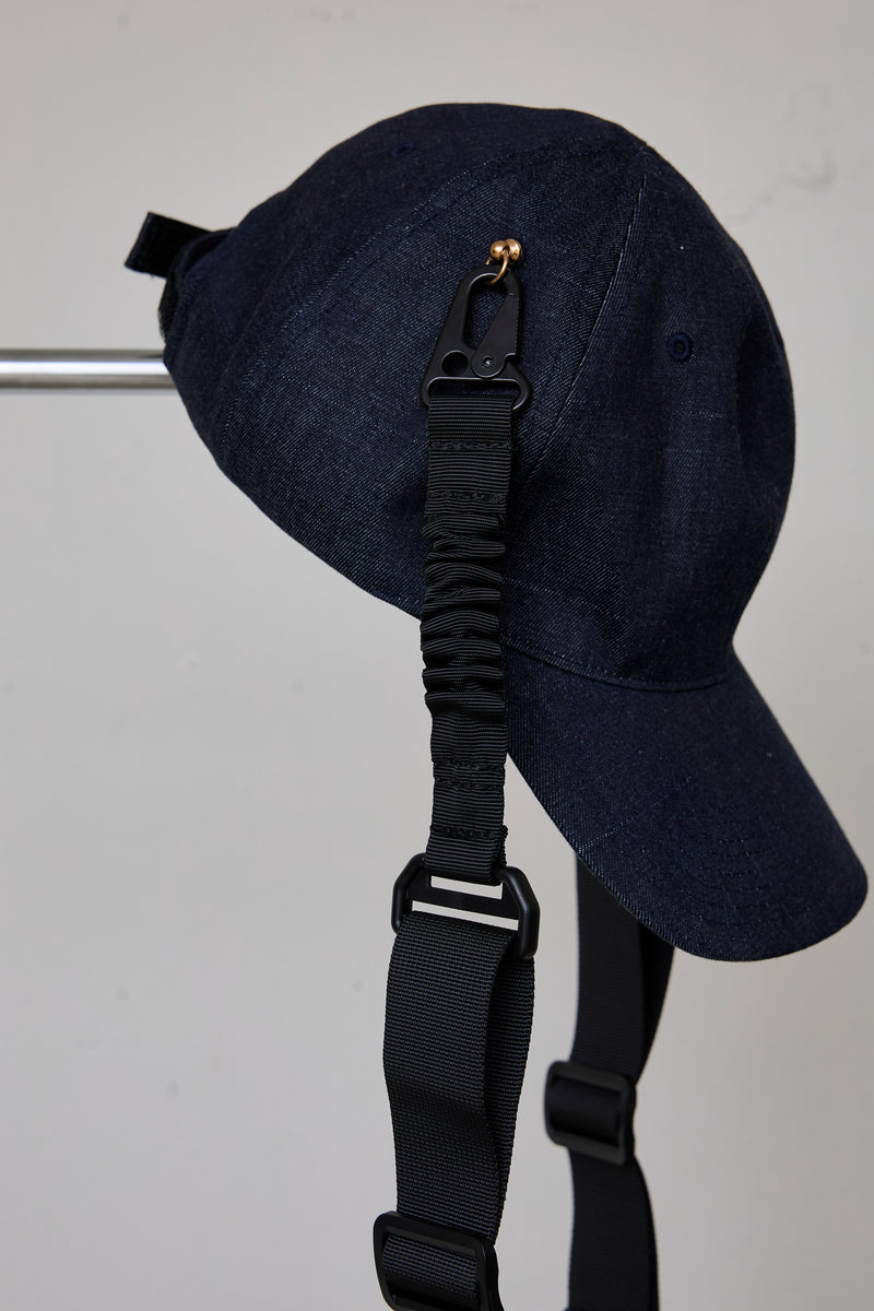 REFLECTIVE STRIPE DENIM CAP/STRAP