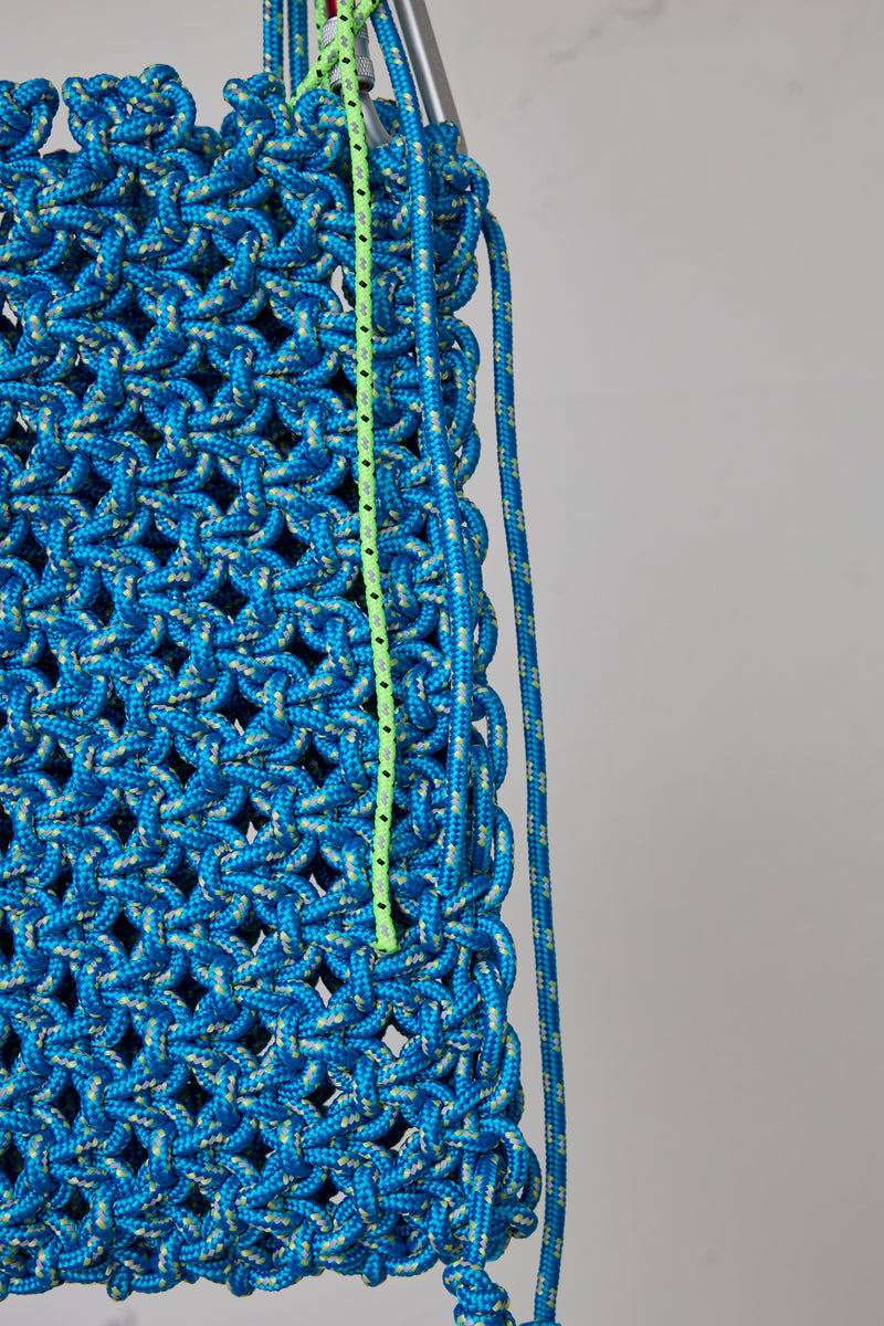 HANDCRAFTED REFLECTIVE PARACORD BAG/YU