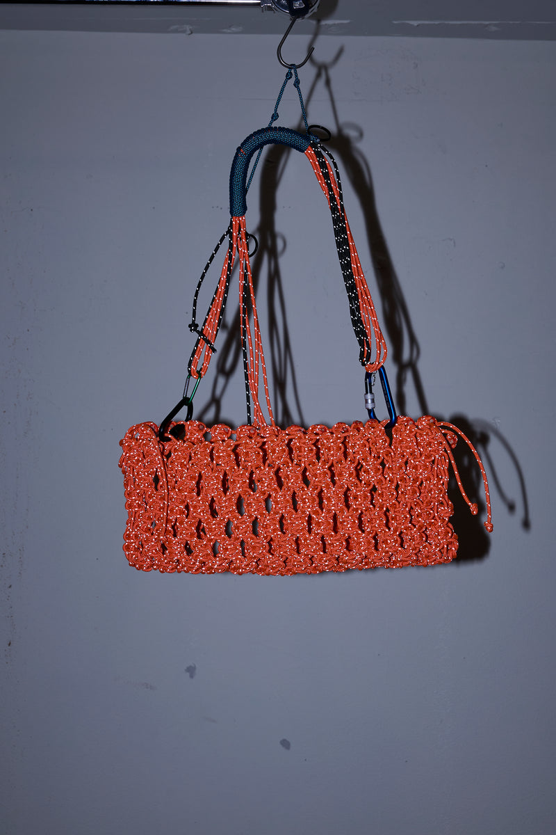 HANDCRAFTED REFLECTIVE PARACORD BAG/YU
