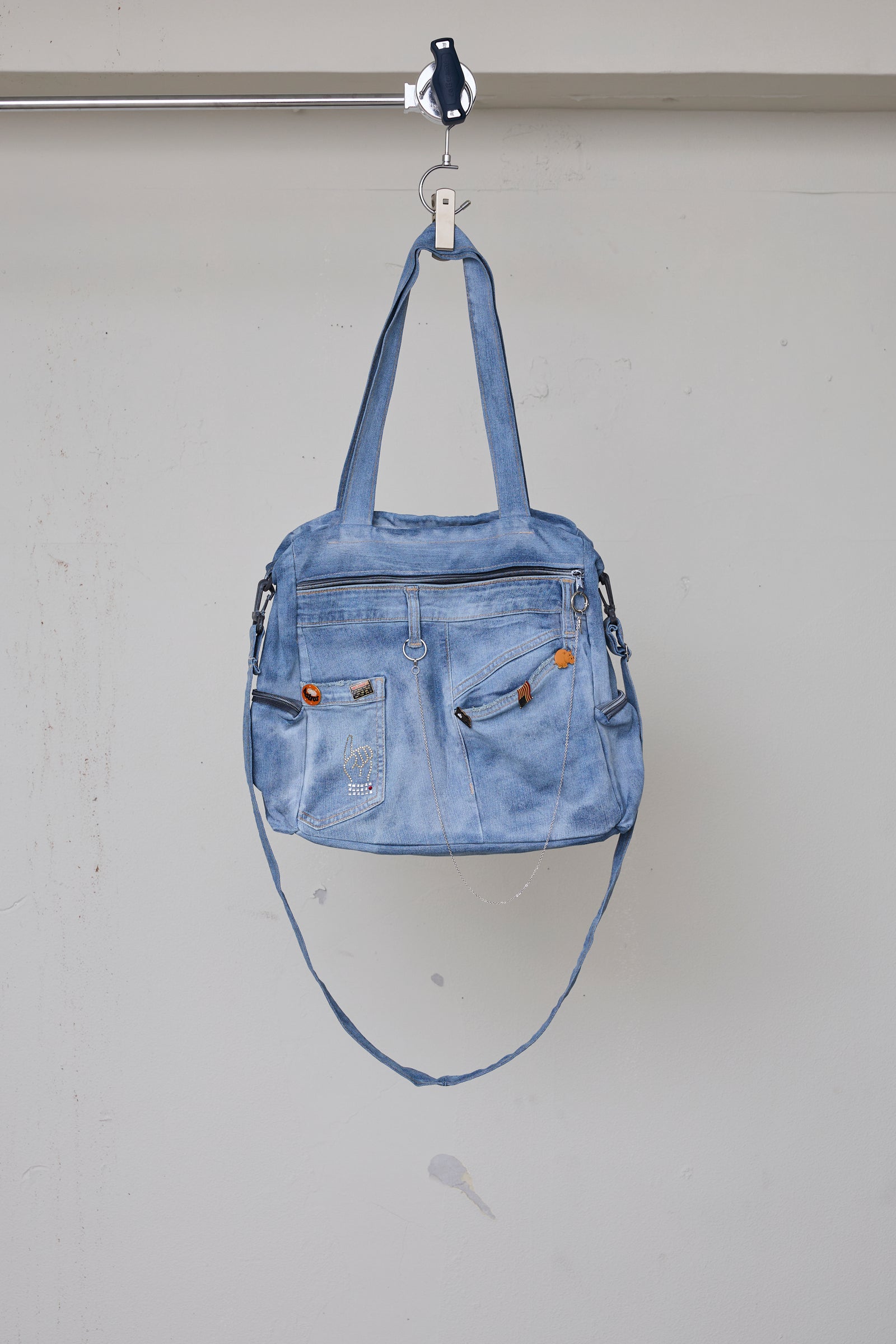 RECONSTRUCTED DENIM SHIBUYA BAG – BODYSONG. ONLINE STORE