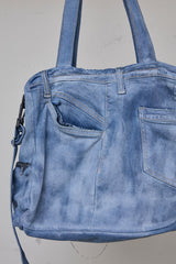 RECONSTRUCTED DENIM SHIBUYA BAG