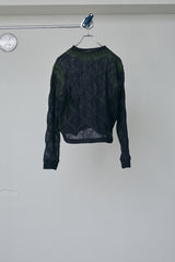 SPRAYED 3D CABLE LONG SLEEVE S