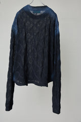SPRAYED 3D CABLE LONG SLEEVE M