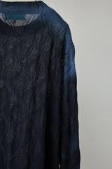 SPRAYED 3D CABLE LONG SLEEVE M