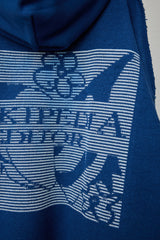 SHY BLUE GHOST INSIDE-OUT HOODIE / WIKI