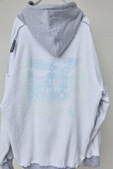 SHY BLUE GHOST INSIDE-OUT HOODIE / WIKI