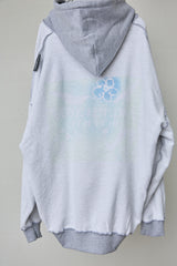 SHY BLUE GHOST INSIDE-OUT HOODIE / WIKI