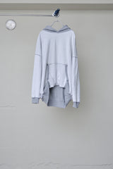 SHY BLUE GHOST INSIDE-OUT HOODIE / WIKI