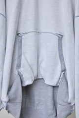 SHY BLUE GHOST INSIDE-OUT HOODIE / WIKI