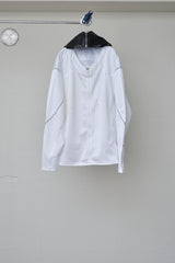 NINJA-SILHOUETTE LEATHER HOODED SP TOPS