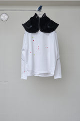 NINJA-SILHOUETTE LEATHER HOODED SP TOPS