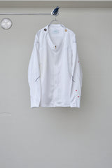 NINJA-SILHOUETTE LEATHER HOODED SP TOPS