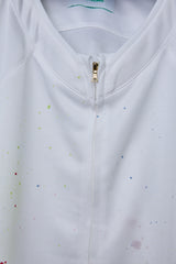 NINJA-SILHOUETTE LEATHER HOODED SP TOPS