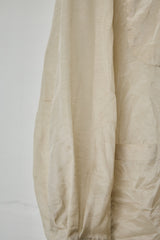 HIDDEN SIDE SHEER WRINKLE SHIRT