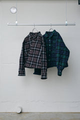 ULTRA-WIDE QUILTED FLANNEL SHIRT