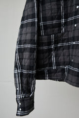 ULTRA-WIDE QUILTED FLANNEL SHIRT