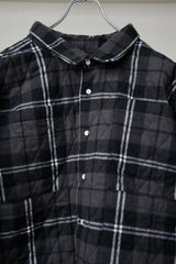 ULTRA-WIDE QUILTED FLANNEL SHIRT