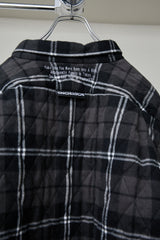 ULTRA-WIDE QUILTED FLANNEL SHIRT