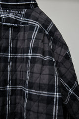 ULTRA-WIDE QUILTED FLANNEL SHIRT