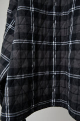 ULTRA-WIDE QUILTED FLANNEL SHIRT
