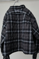 ULTRA-WIDE QUILTED FLANNEL SHIRT