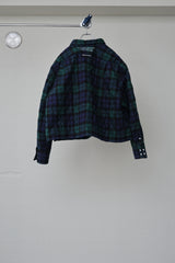 ULTRA-WIDE QUILTED FLANNEL SHIRT