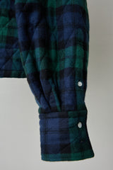 ULTRA-WIDE QUILTED FLANNEL SHIRT
