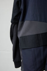 SUIT RECONSTRUCTED DOCKING HOODIE