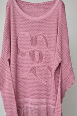 FOLD-OR-STRETCH FLOWER KNIT