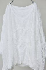 FOLD-OR-STRETCH FLOWER KNIT