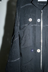 SHINING LACE "PUZZLE-UP" ZIP KNIT