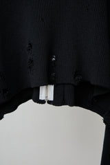 SHINING LACE "PUZZLE-UP" ZIP KNIT