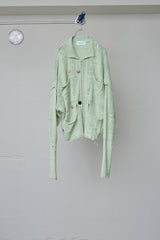 SHINING LACE "PUZZLE-UP" ZIP KNIT