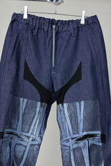TECHNICAL REFLECT-COATED DENIM