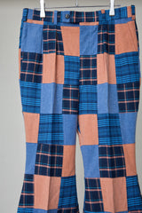 ARTISAN PATCHWORK TAILOR-MADE FLARE CAPRIS