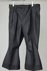 ELEGANT SHORTY FLARE CROPPED SLACKS