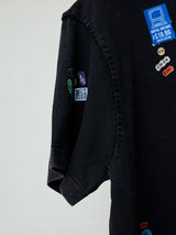 IDM STICKER PRINT BLANKET STITCH TEE