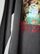 FVS ART PRINT BLANKET STITCH L/S TEE