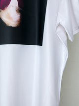 STRETCH POLYESTER PHOTO PRINT TEE
