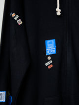 DEVORE IDM PRINT 3D-PARTS ZIP HOODIE