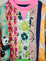 WEARING SCARVES ALL AT ONCE TOP