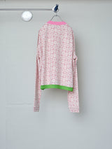 CONFUSED FLOWER JACQUARD L/S TEE