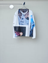 PRESS PRINTED PHOTO SPORTS TOP