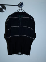 FLORAL REFLECTIVE ZIP CARDIGAN