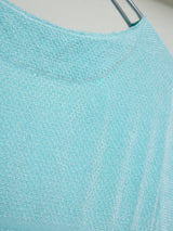 SEAMLESS RASCHEL FURNITURE KNIT TOP