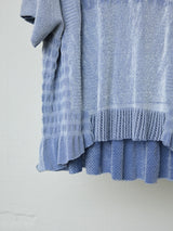 SEAMLESS RASCHEL FURNITURE KNIT TOP