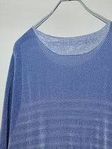 SEAMLESS RASCHEL FURNITURE KNIT TOP