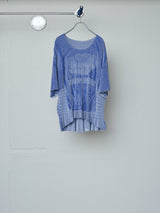 SEAMLESS RASCHEL FURNITURE KNIT TOP