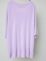 SEAMLESS RASCHEL FURNITURE KNIT TOP