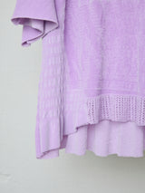 SEAMLESS RASCHEL FURNITURE KNIT TOP